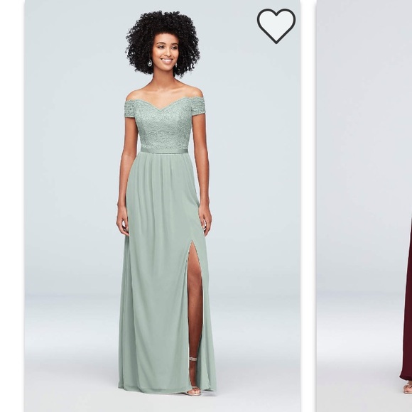 David's Bridal | Dresses | Davids Bridal Off The Shoulder Bridesmaid Dress  | Poshmark